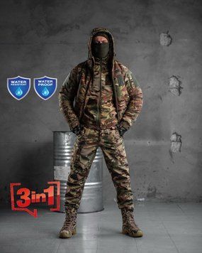 Чоловіча Форма 3в1 Omni-Heat Taslan 2 Куртки з липучками під шеврони + Штани мультикам розмір L buy83274frs-L фото