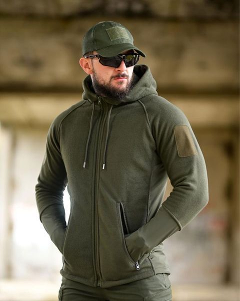 Флісова Кофта 7.62 Tactical Netl з капюшоном олива розмір S buy94148frs-S фото