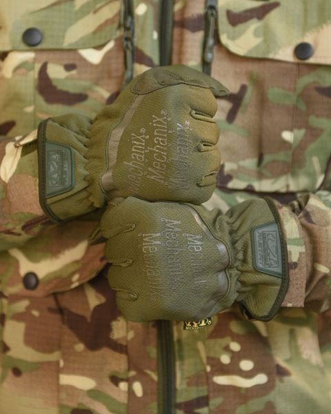 Тактичні Рукавиці Mechanix The Original Covert Gloves олива розмір L buy91255frs-L фото