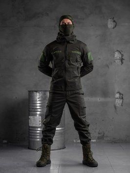 Чоловіча Форма Aura SoftShell Куртка з капюшоном + Штани олива розмір 2XL buy74327frs-2XL фото