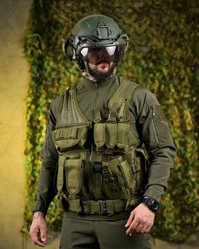 Розвантажувальний Жилет UTG 547 Law Enforcement з підсумками олива розмір універсальний buy13385frs фото