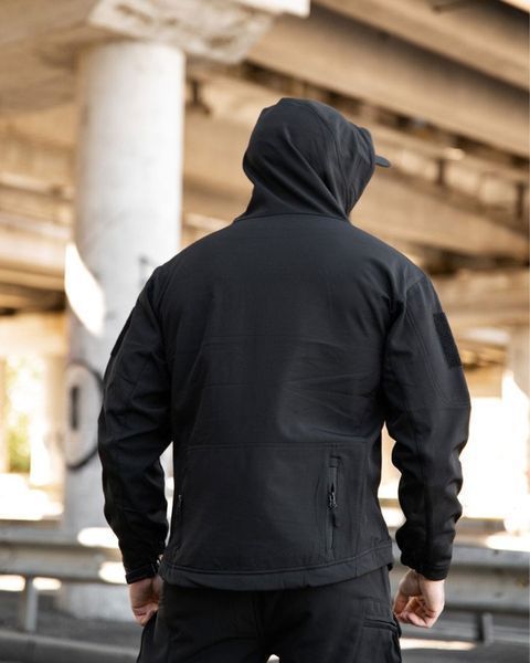 Куртка Maximus SoftShell на флісі чорна розмір M buy93622frs-M фото