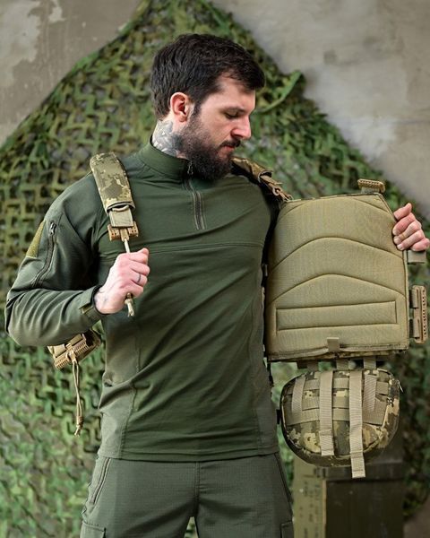 Плитоноска Single Sword Onyx  Cordura з підсумками та системою швидкого скиду піксель buy92719frs фото