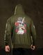 Худі Trenash з принтом Live Free Die Hard No Regrets олива розмір M buy97153frs-M фото 6