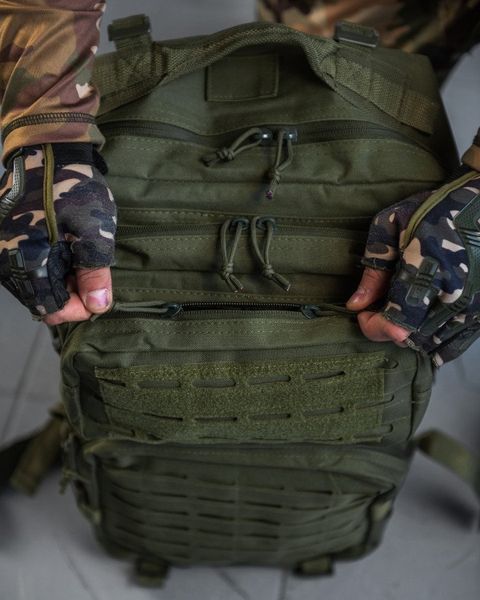 Рюкзак 45 л 2Е з кріпленнями Laser Cut олива buy13316frs фото