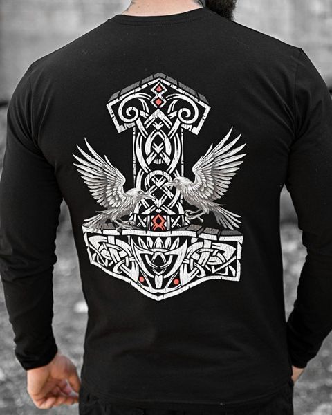 Лонгслів Odin стрейч кулір чорний розмір M buy93405frs-M фото
