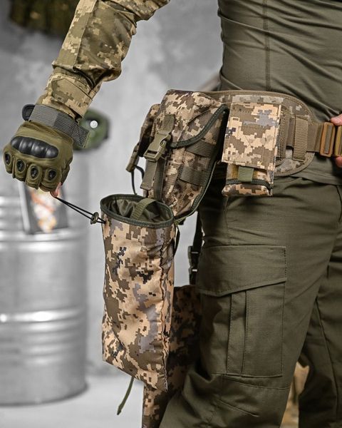 Розвантажувальний Пояс Cordura з підсумками та килимком для сидіння піксель buy92488frs фото