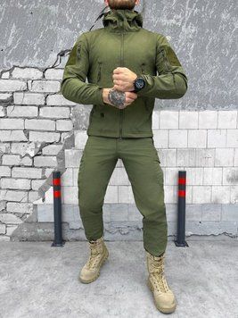 Костюм Shark SoftShell Куртка з капюшоном + Штани олива розмір M buy56682frs-M фото