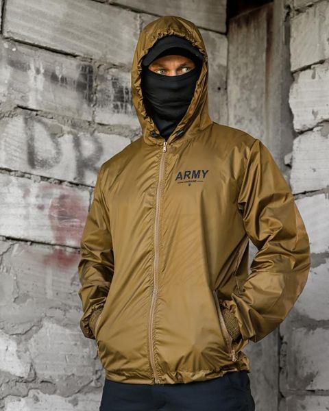 Вітровка Born of War з принтом Army койот розмір S buy97501frs-S фото