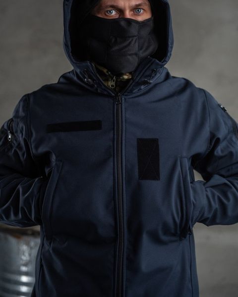 Чоловіча Форма SoftShell МНС Куртка з капюшоном + Штани темно-синя розмір L buy50854frs-L фото