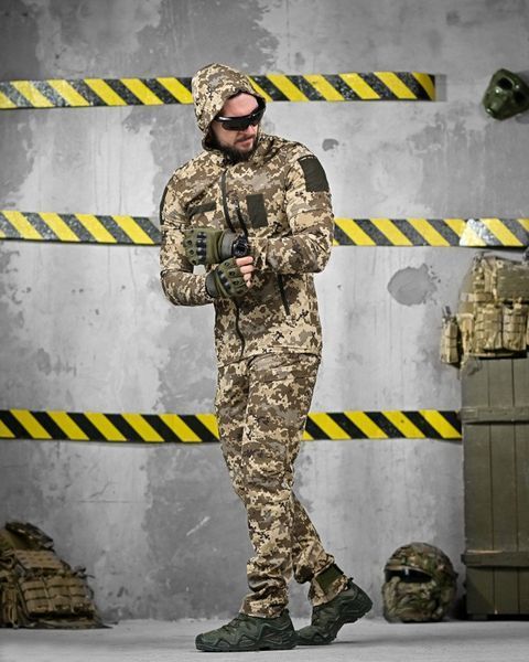 Форма 3в1 Fragment Куртка з капюшоном та Штани + Футболка піксель розмір L buy91817frs-L фото