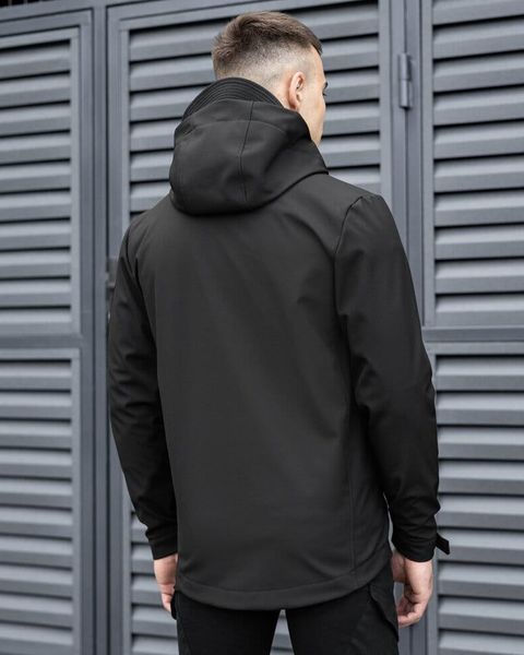 Костюм Pobedov SoftShell Куртка Motive та Штани Static чорний + ПОДАРУНОК Шеврон прапор України розмір S pob1366ba+1362bafrs-S фото