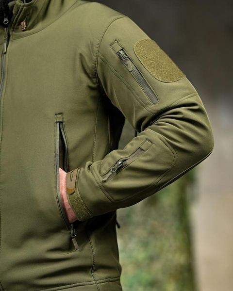 Куртка Silver Knight Soft Shell на флісі олива розмір 3XL buy19485frs-3XL фото