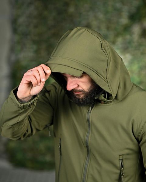 Куртка Silver Knight Soft Shell на флісі олива розмір 3XL buy19485frs-3XL фото