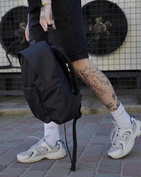 Рюкзак 19л Without Compact з принтом Anti-Social чорний 38 х 27 см wb8049934frs фото