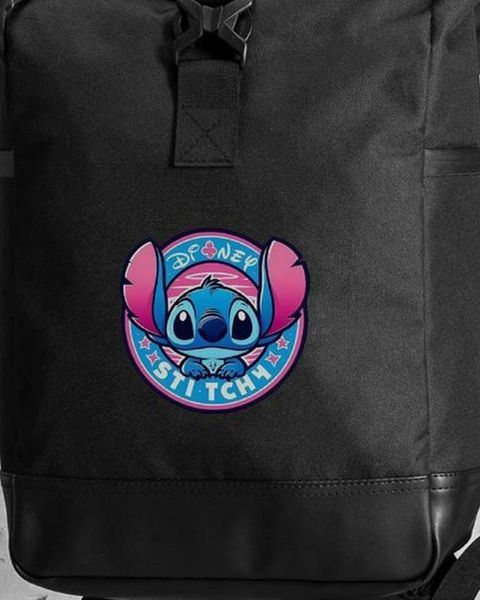 Рюкзак Rolltop 30л Without з принтом Stitch чорний 42 х 26 см wb8055270frs фото
