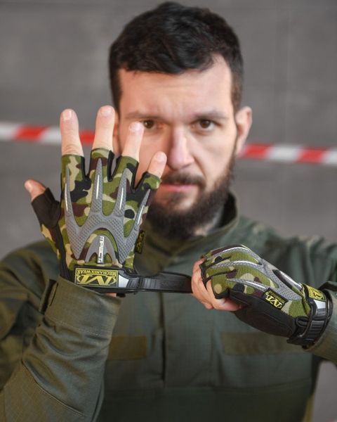 Рукавиці безпалі M-PACT Mechanix Wear мультикам розмір M buy15020frs-M фото