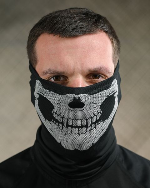Тактичний Баф з принтом Skull чорний One Size buy96047frs фото