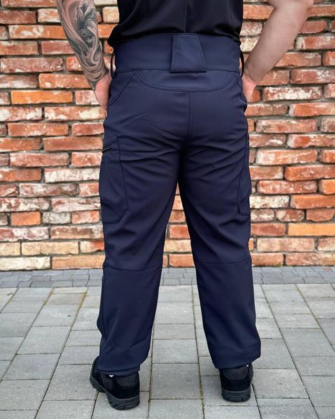 Утеплені Штани ДСНС R-Military SoftShell темно-сині розмір M for02067frs-M фото