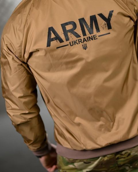 Вітровка з принтом Army койот розмір S buy91286frs-S фото