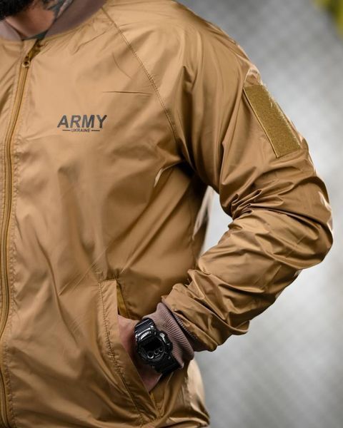 Вітровка з принтом Army койот розмір S buy91286frs-S фото