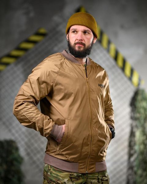 Вітровка з принтом Army койот розмір S buy91286frs-S фото