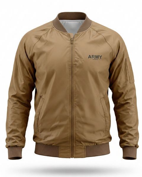 Вітровка з принтом Army койот розмір S buy91286frs-S фото