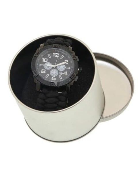 Годинник Mil-Tec Army Uhr Paracord Black розмір M arm1008frs-M фото