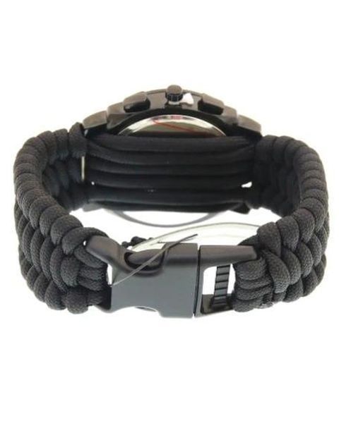 Годинник Mil-Tec Army Uhr Paracord Black розмір M arm1008frs-M фото