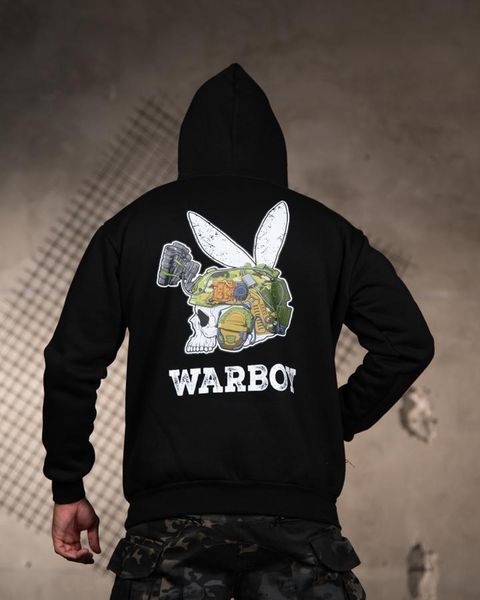 Худі Genesis на флісі з принтом Warboy чорне розмір M buy97263frs-M фото