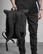 Рюкзак Rolltop 30л Without з принтом Anti-Social чорний 42 х 26 см wb8049994frs фото 2
