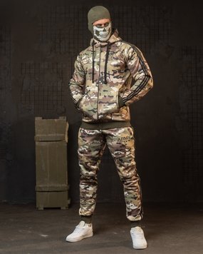 Спортивний Костюм Army на флісі Кофта з капюшоном + Штани мультикам розмір S buy89367frs-S фото