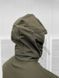 Чоловіча Куртка Kord з капюшоном Softshell на флісі олива розмір 2XL buy12778frs-2XL фото 5