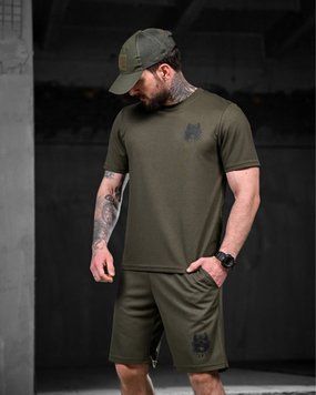 Комплект Oblivion Tactical Pitbull Coolmax Футболка + Шорти олива розмір S buy92381frs-S фото