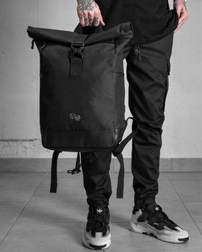 Рюкзак Rolltop 30л Without з принтом Cube чорний 42 х 26 см wb8055104frs фото