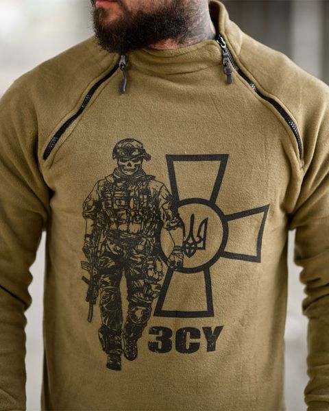 Флісовий Убакс Reng з принтом ЗСУ койот розмір 2XL buy51195frs-2XL фото