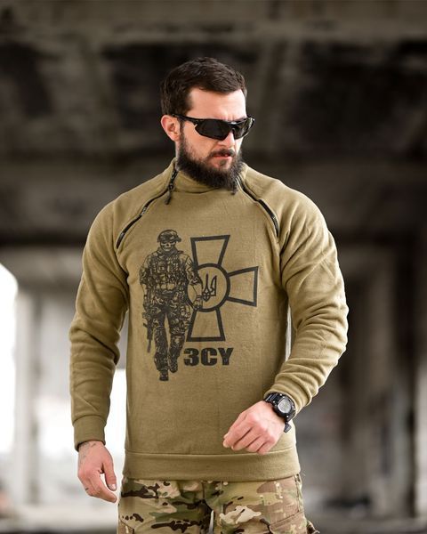 Флісовий Убакс Reng з принтом ЗСУ койот розмір 2XL buy51195frs-2XL фото