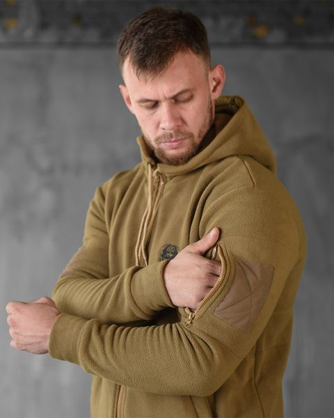Флісова Кофта з принтом Трон койот розмір S buy88698frs-S фото