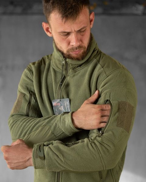 Флісова Кофта з вентиляційними отворами олива розмір S buy83784frs-S фото