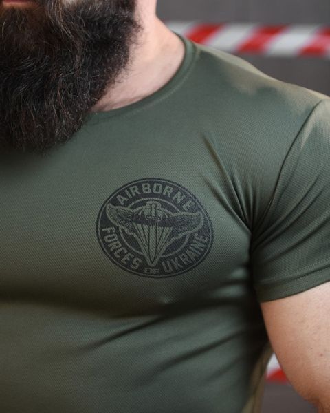 Футболка Sabur CoolMax з принтом AirBorne олива розмір M buy86226frs-M фото