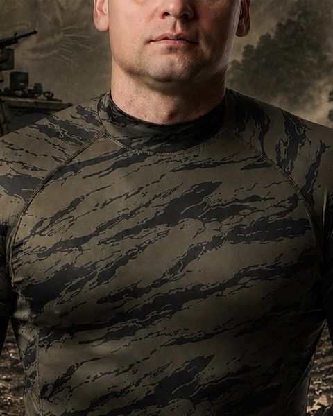 Лонгслів R-Military Jersey олива-Tigerline розмір S тмс04946frs-S фото