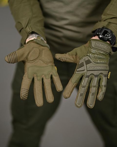 Тактичні Рукавиці Mechanix Wear M-Pact олива розмір M buy12727frs-M фото