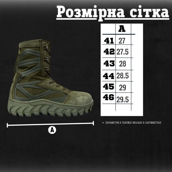 Демісезонні берці Bates Annobon Boot олива розмір 42 buy13854frs-42 фото