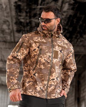Куртка Kord Softshell на флісі піксель розмір S buy12777frs-S фото