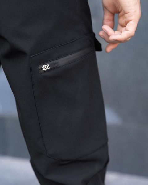 Штани-Карго Pobedov Hardy SoftShell чорні розмір S pobPNcr2594bafrs-S фото
