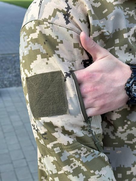 Куртка Blife SoftShell на флісі піксель розмір S for00224frs-S фото