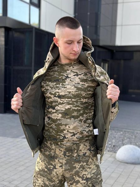 Куртка Blife SoftShell на флісі піксель розмір S for00224frs-S фото