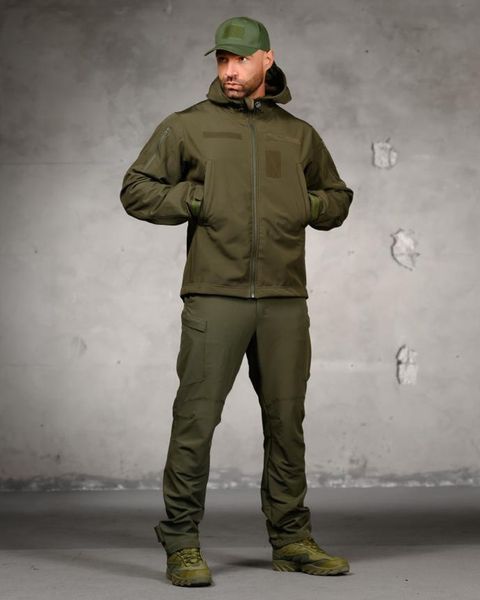 Форма 3в1 Nastan Куртка SoftShell та Штани + Бейсболка олива розмір S buy97322frs-S фото