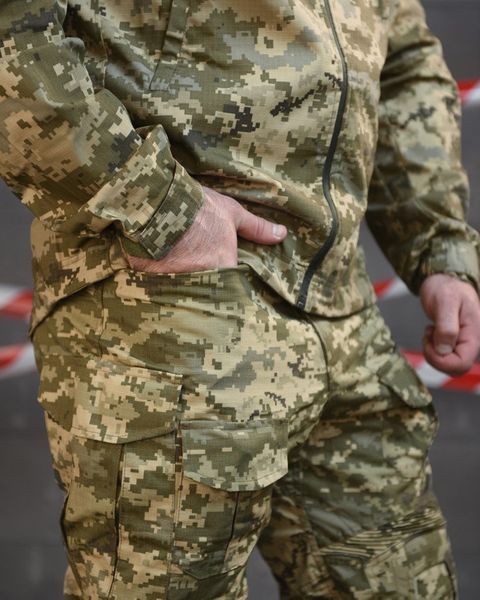 Форма ріп-стоп Куртка + Штани G3 з кишенями під наколінники піксель розмір M buy91099frs-M фото