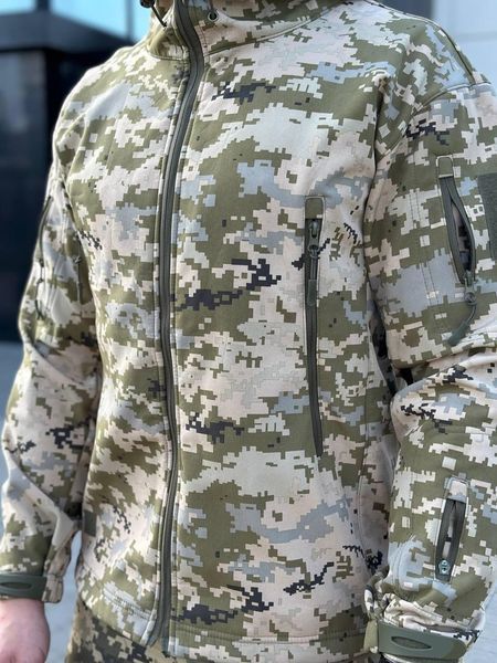 Куртка Blife SoftShell на флісі піксель розмір M for00224frs-M фото